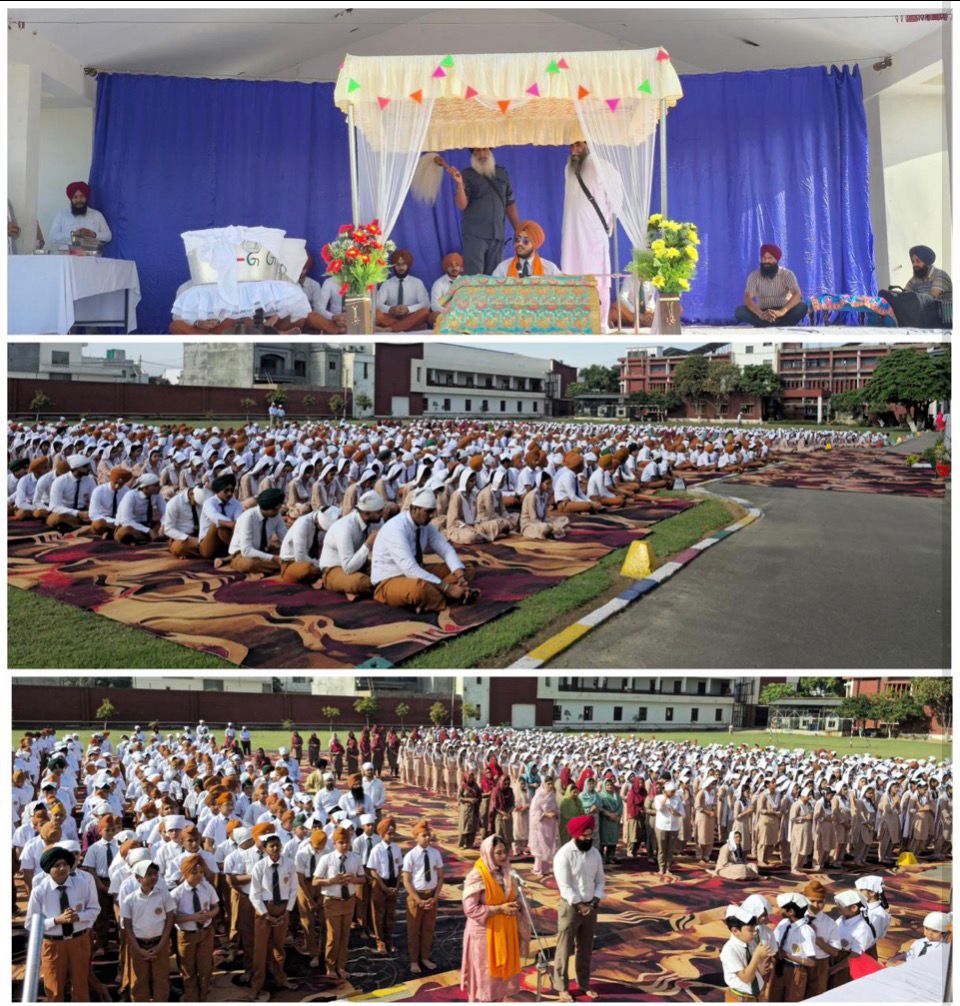 New Academic Session Begins at Baba Farid Public School; -Commences with Recitation of Sri Japji Sahib and Ardas: